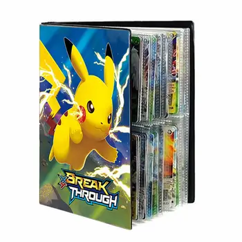 Pokemon Álbum Livro 240Pcs Pokemon cartão de Fichário Mapa Titular Jogo de Caracteres de Placas de Pasta de Coleções Carregado Lista de Brinquedos de Presente Para as crianças