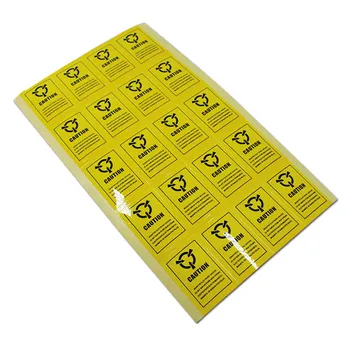 4*2,2 cm Antiestático ESD CUIDADO Etiqueta Adesiva Anti-estática Aviso de Embalagem Etiqueta Selo de Marca Para os componentes electrónicos Sensíveis Embalagem