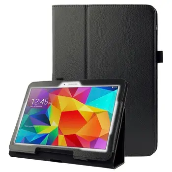 Para o Galaxy Tab 3 10.1 Modelo GT-P5200 P5210 Cover capa de Couro Flip para Samsung Galaxy Tab 4 SM 10.1-T530 T531 T535 Tampa