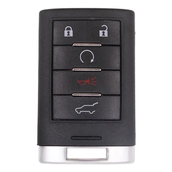 Keyecu Sem o Smart Remote, Chave de 5 Botões 315 / 433Mhz para Cadillac SRX XTS ATS ELR 2010 2011 2012 2013 2014 2015 NBG009768T Imagem 2