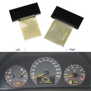 Carro de Esquerda e Direita Ecrã LCD Para a Mercedes E-Class W210 W208 R170 W202 98-02 Acessórios do Carro Ar Condicionado Display LCD