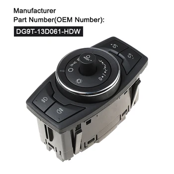Novo DG9T-13D061-HDW Farol de Neblina Luz da Lâmpada, Interruptor de Controle de Reparação Para Ford MUSTANG DG9T13D061HDW Imagem 2