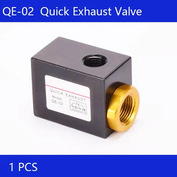 Frete grátis 1Pcs QE-02 QE-03 QE-04 Pneumático soprar fora a válvula de escape de 1/4